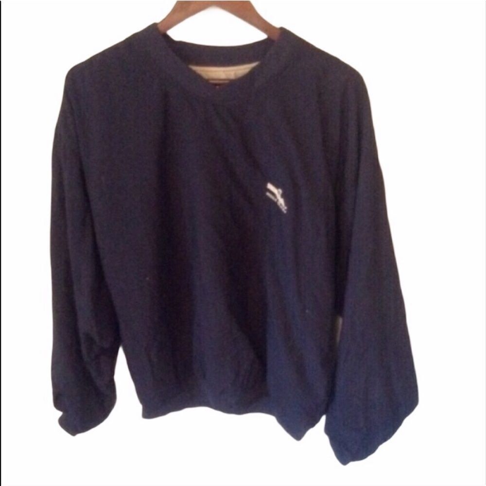 Carlyle Pebble Beach Navy Blue Windbreaker